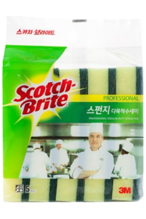 3m Scotch Brite Sponge Medium Duty Multi Purpose Scrubber