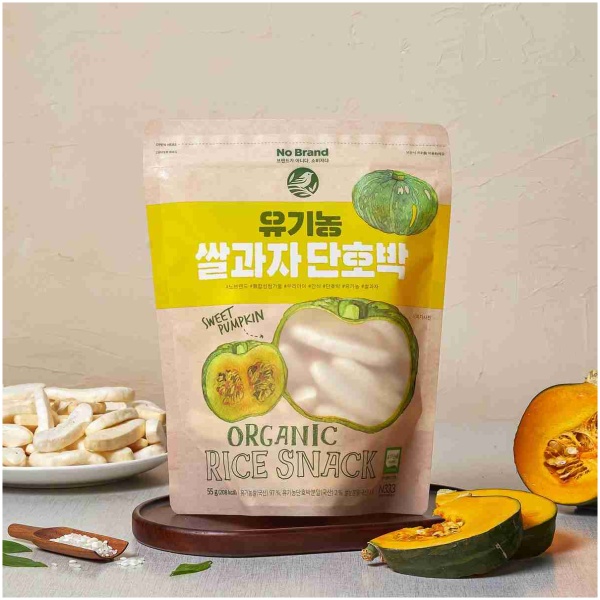 [No Brand] Rice Snack 55G (Sweet Pumpkin) / [노브랜드] 쌀과자 단호박