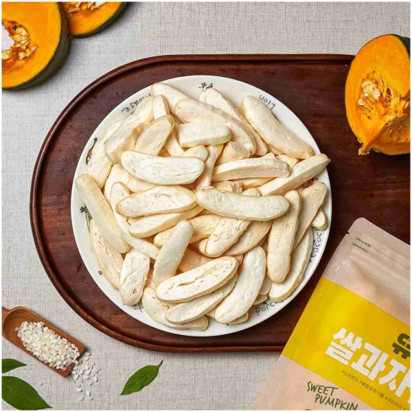 [No Brand] Rice Snack 55G (Sweet Pumpkin) / [노브랜드] 쌀과자 단호박