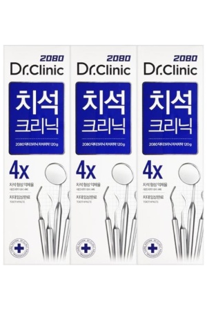 Aekyung 2080 Drclinic Tartar Toothpaste 120g3pk