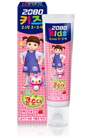Aekyung 2080 Kids Toothpaste Strawberry Flavour 80g