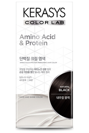 Aekyung Kerasys Amino Acid Protein Hair Dye 120g Natural Black
