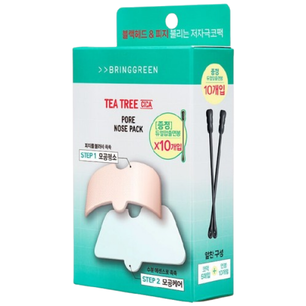 Bring Green Tea Tree Cica Pore Nose Pack
