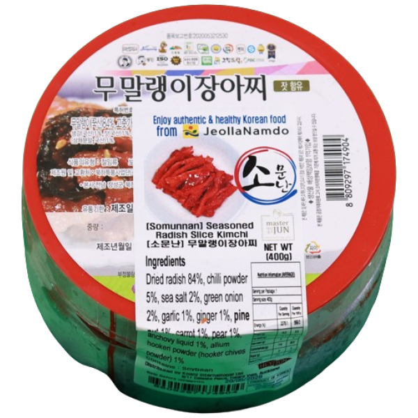Bukha Seasoned Dried Radish Slice Kimchi 400g