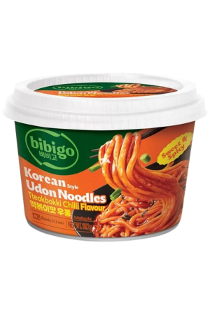 Cj Cheiljedang Bibigo Korean Udon Noodles Tteokbokki Chilli Flavour 187 2g