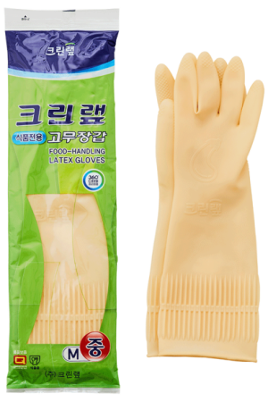 Cleanwrap Food Handling Latex Gloves M