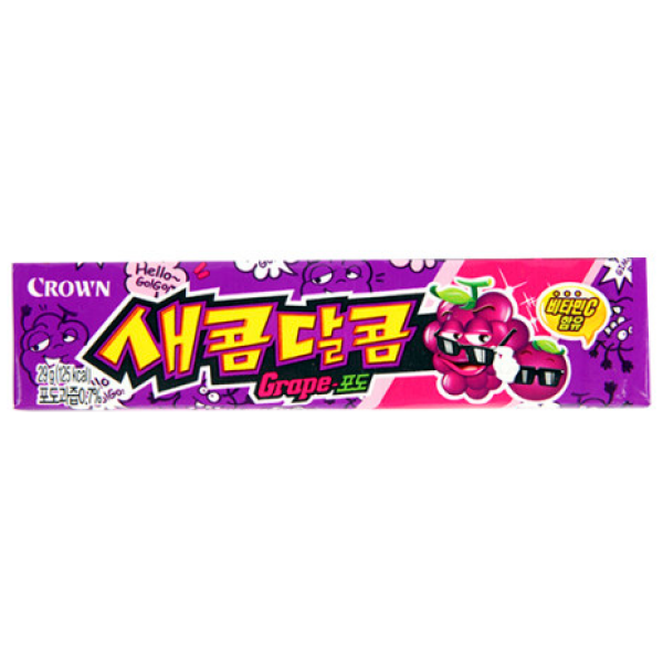 Crown Chewing Candy Secom Dalcom Grape 29g