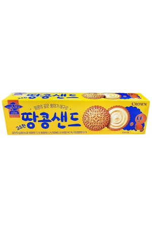 Crown Kukhui Peanut Sandwich Biscuit 93g