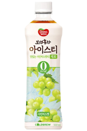 Dongwon Boseong Black Tea Iced Tea Zero Shine Muscat