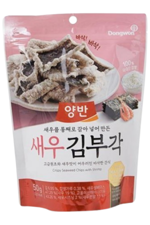 Dongwon Crispy Gim Chips With Shrimp 50g