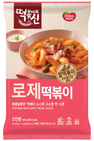 Dongwon Rose Stir Fried Rice Cake Tteokbokki 360g 2