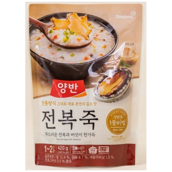 Dongwon Yangban Rice Porridge With Abalone 420g