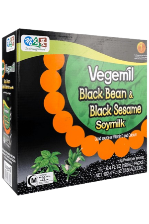Drchung Food Vegemil Black Bean Black Sesame Soymilk 190ml16pk