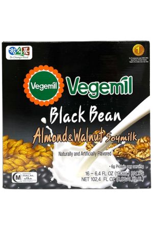 Drchungs Food Vegemil Black Bean Almond Walnut Soymilk 190ml16pk