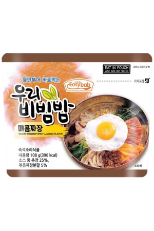 Easybab Woori Bibimbap Spicy Jjajang Flavour 108g