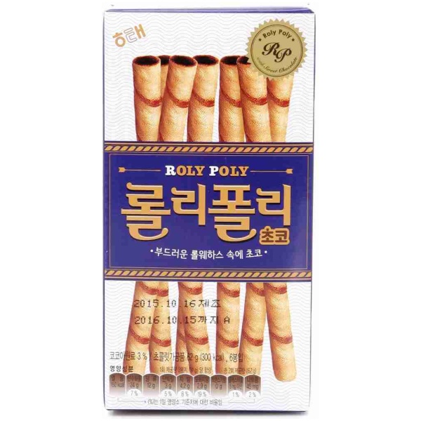 Haitai Roly Poly Chocolate 62g
