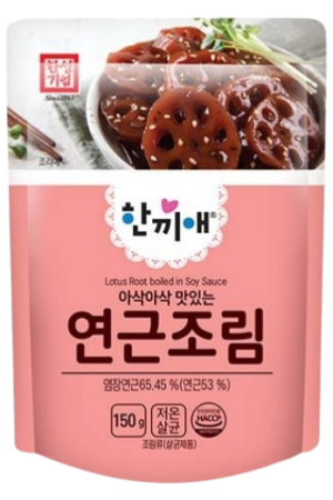 Hansung One Meal Lotus Root Boiled Is Soy Sauce 150g