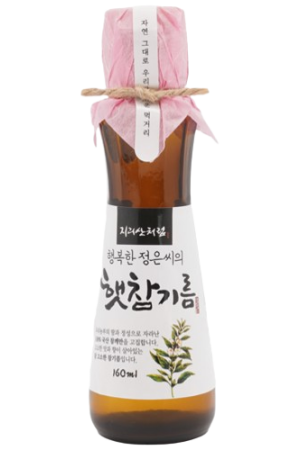 Happy Jirisan First Harvest Toasted Sesame Oil 160ml