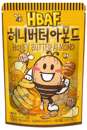 Hbaf Honey Butter Almond Hbaf 190g