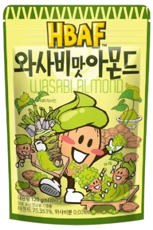 Hbaf Wasabi Almond Hbaf 190g