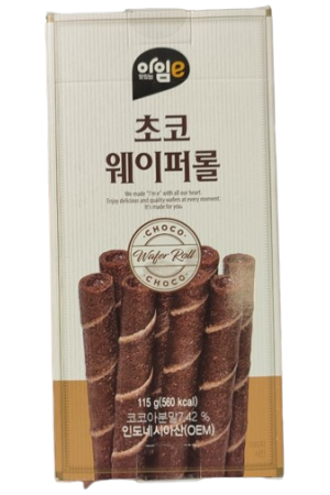 I Am E Chocolate Wafer Roll 115g