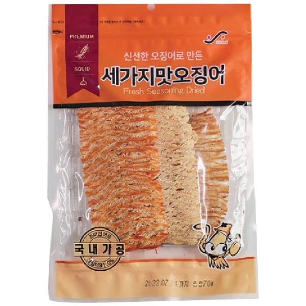 Jinju Food Three Types Of Dried Squid 70g
