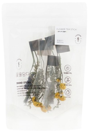 Kkokdam Flower Tea Stick Sampler Kit 1g8pk 꽃을담다 꽃차스틱 샘플러 1g8pk