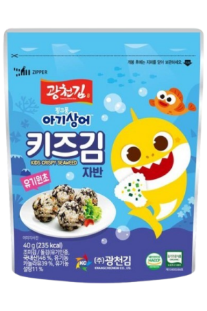Kwangcheonkim Pinkfong Kids Crispy Seaweed 40g
