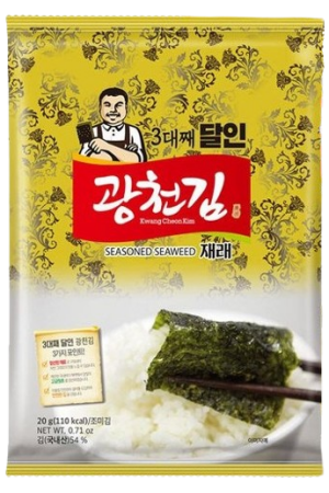 [Kwangcheonkim] Roasted Seaweed Jaerae / [광천김] 재래 전장 - 20g*3pk
