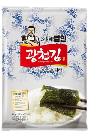 [Kwangcheonkim] Roasted Seaweed Parae / [광천김] 파래 전장 - 20g*3pk
