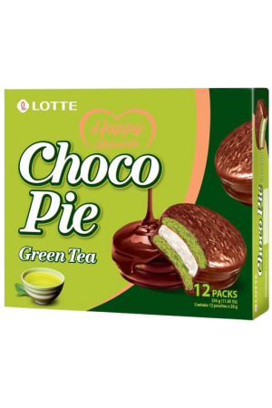 Lotte Choco Pie Green Tea Flavour 336g