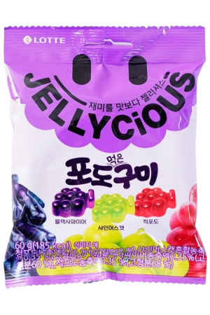 Lotte Jellicious Grape Gummy 60g