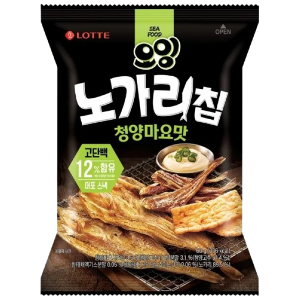 Lotte Ohing Nogari Chips Cheongyang Mayo Flavour