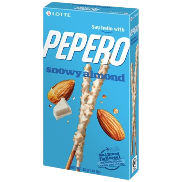 Lotte Pepero Snowy Almond 32g