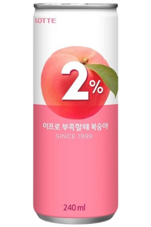 Lotte Refreshing Water 2 Peach