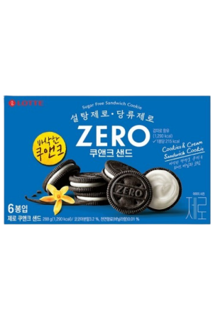 Lotte Zero Cookies Cream Sand 288g