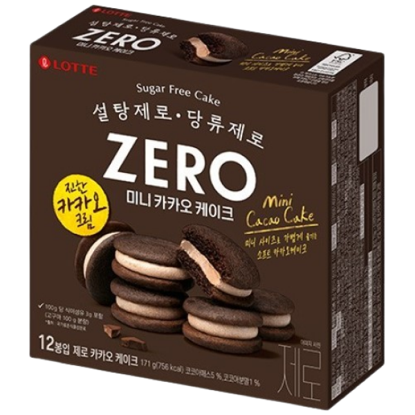 Lotte Zero Mini Cacao Cake 171g
