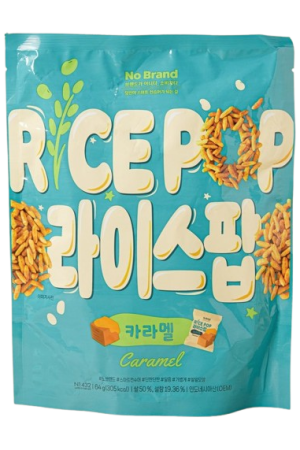 No Brand Rice Pop Caramel 64g 2