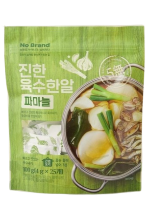 No Brand Rich Broth Cube Green Onion Garlic Flavour 4g25pk