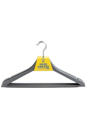 No Brand Rubber Coating Non Slip Clothes Hangers 5pk