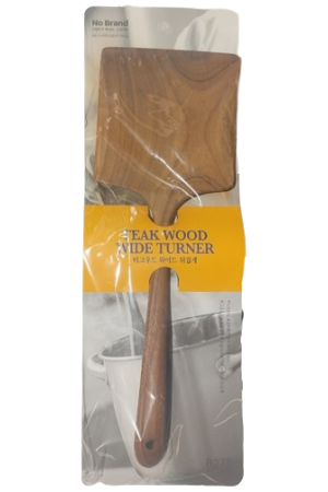 No Brand Teak Wood Wide Turner 2