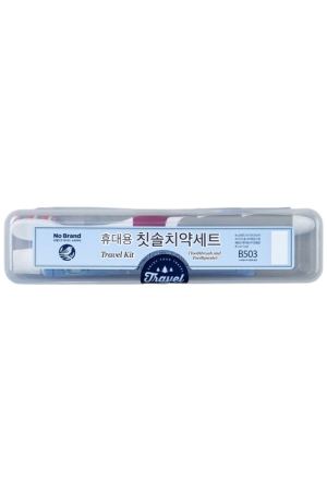 No Brand Travel Kit Toothbrush Toothpaste