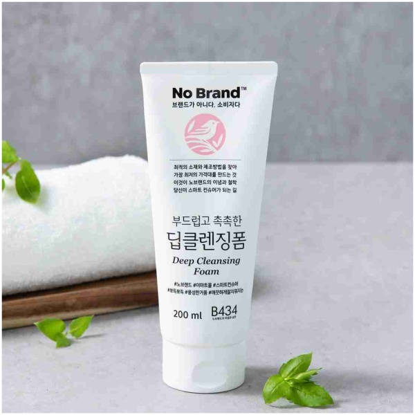 [No Brand] Deep Cleansing Foam 200ML / [노브랜드] 딥클렌징폼
