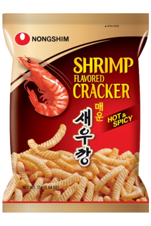 Nongshim Hot Spicy Shrimp Flavoured Cracker 75g