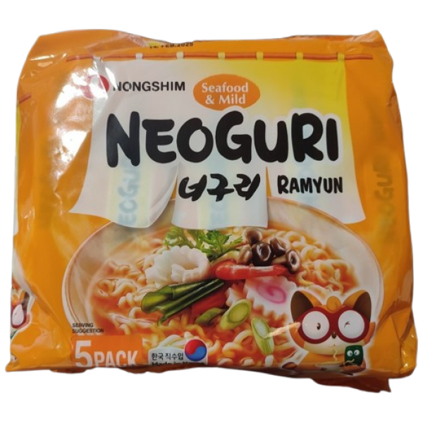 Nongshim Seafood Mild Neoguri 120g5pk