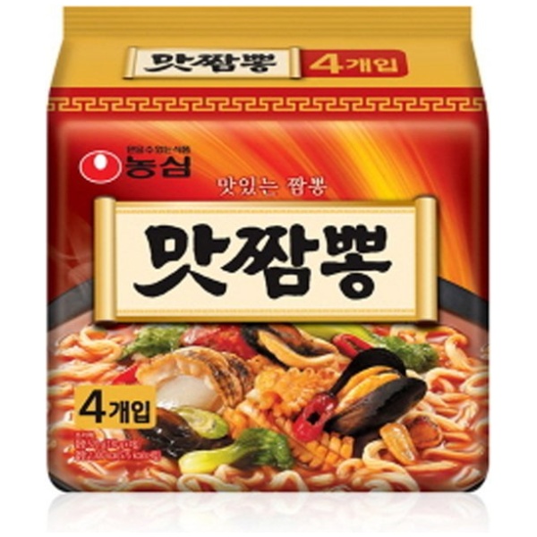 Nongshim Tasty Spicy Seafood Noodle Soup Mat Jjamppong 130g4pk