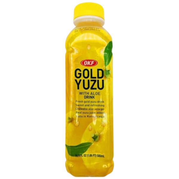 Okf Gold Yuzu With Aloe Drink 500ml