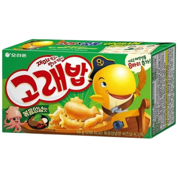 Orion Marine Boy Whale Snack Stir Fried Seasoning Flavour 46g 2