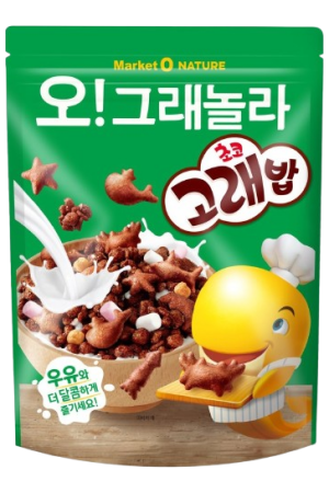 Orion Oh Granola Choco Marine Boy Whale Snack
