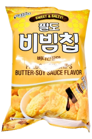 Paldo Bibimchips Butter Soy Sauce Flavour 80g